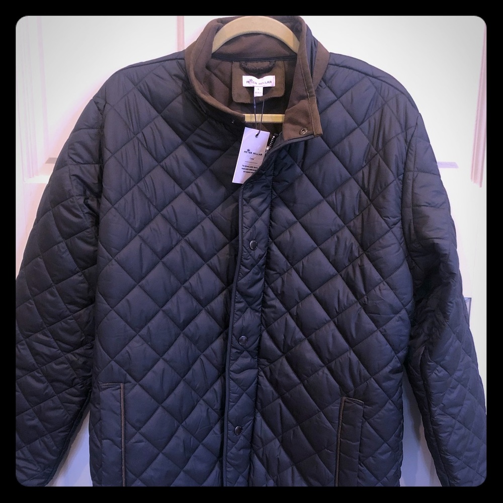 Peter Millar Men’s Suffolk quilted Coat Large NWT